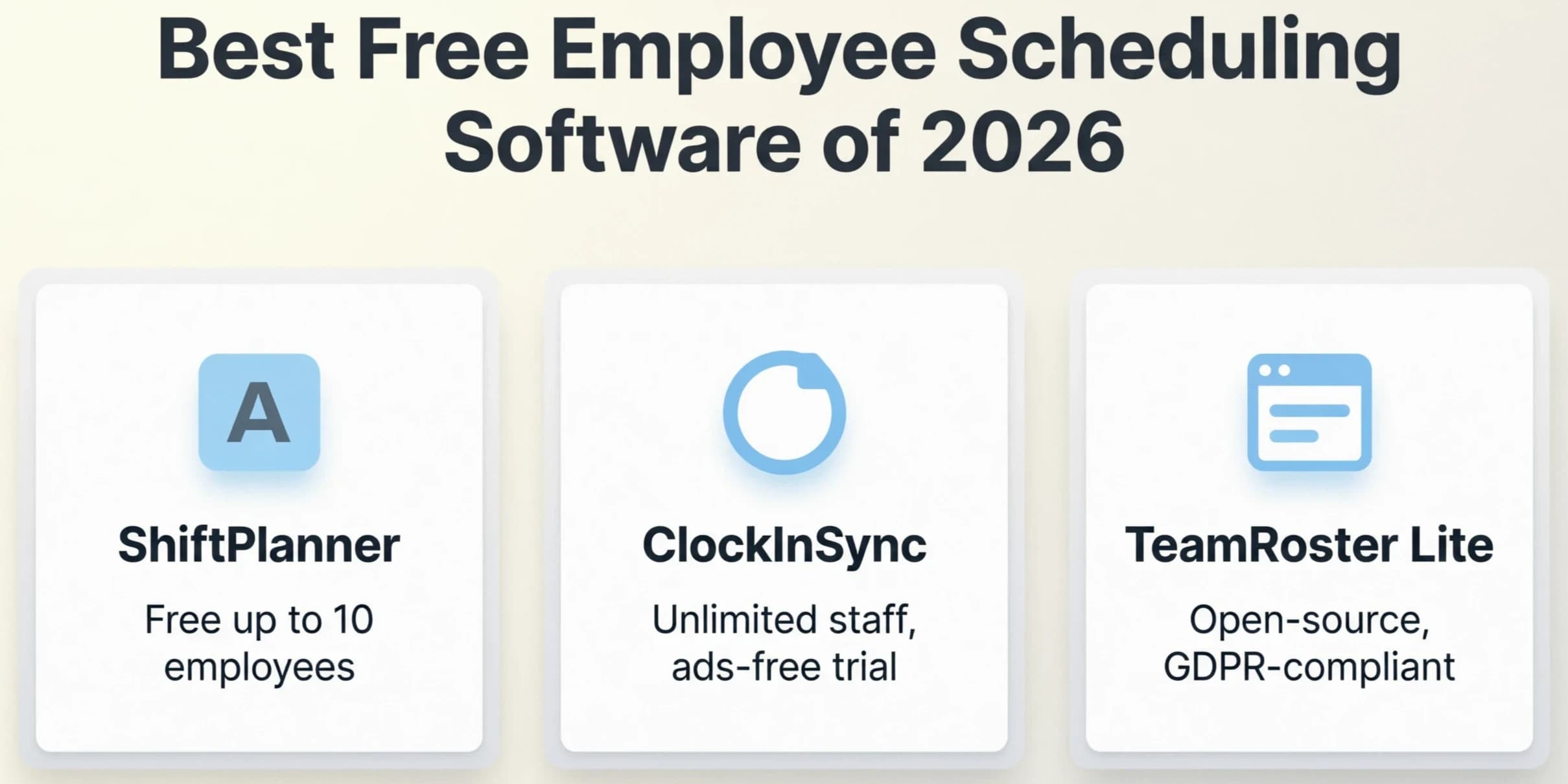 10 Best Free Employee Shift Management Software of 2026