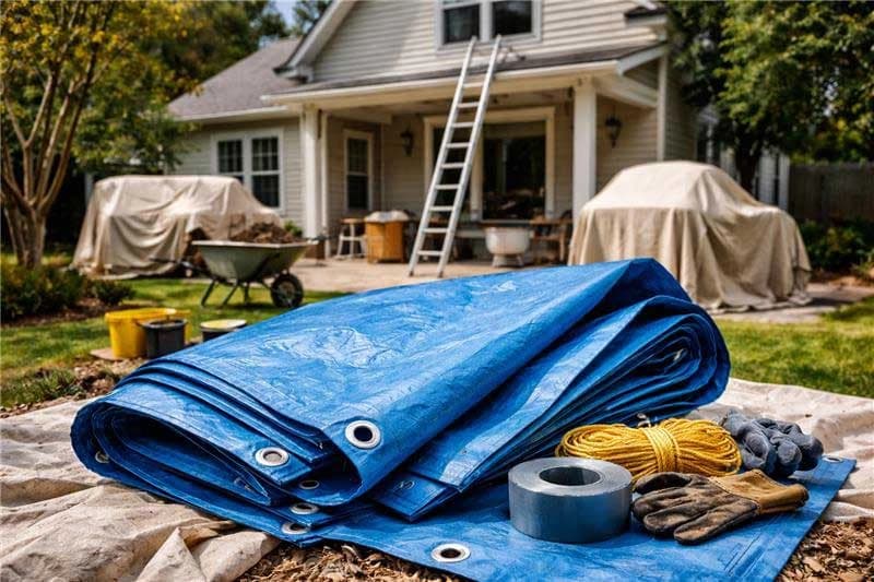 5 Reasons Why Builders Prefer Waterproof Tarps on Construction Sites
